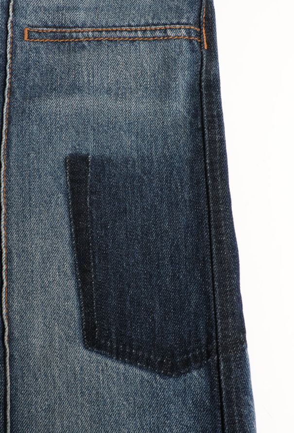Alexander McQueen F/W 2021 Flared Denim Skirt - 8