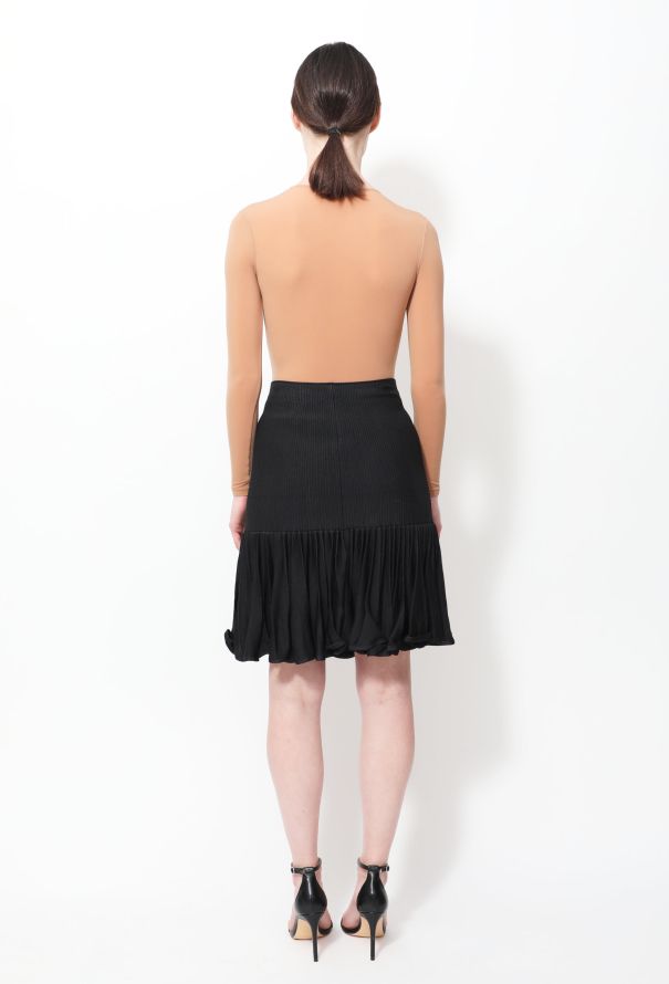 Alaïa Flared Silk Skater Skirt - 3