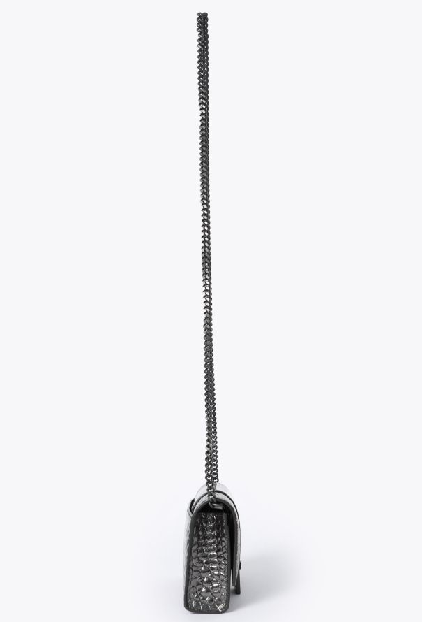 Balenciaga Embossed Hourglass Wallet on Chain - 3