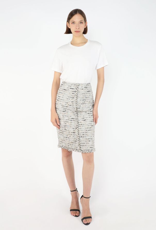 Chanel Metallic Silk Lesage Skirt, F/W 2008 - 1