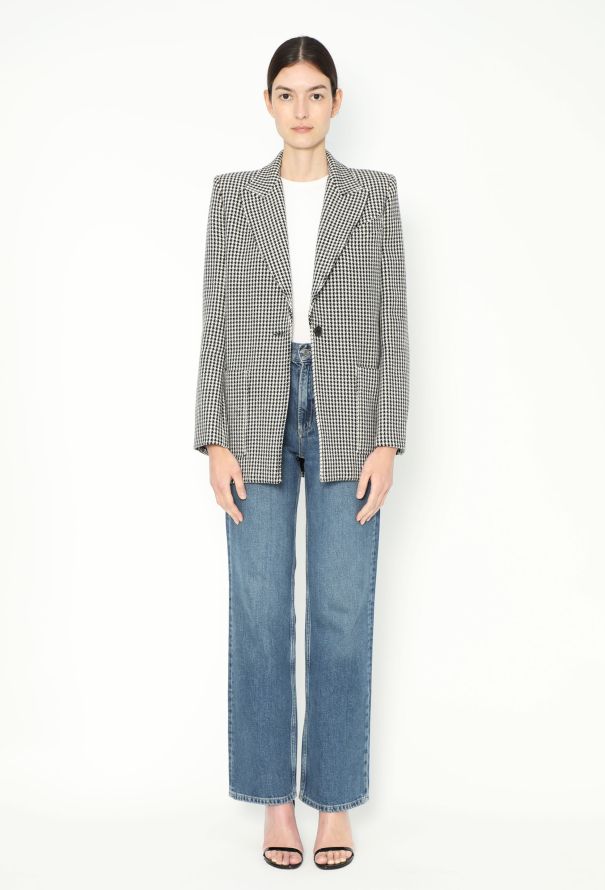 Givenchy 2018 Tailored Houndstooth Blazer - 1