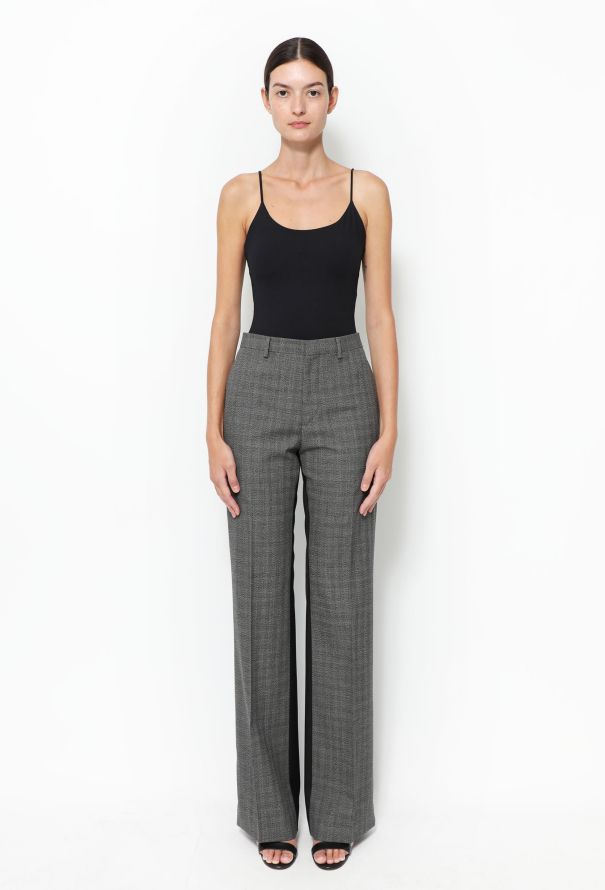 Givenchy Checkered Crêpe Trousers - 1