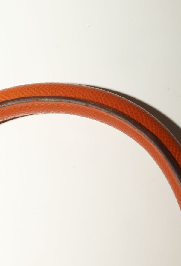 Hermès Orange H Epsom Kelly Sellier 32 - 13