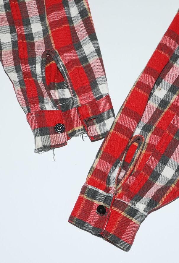 Men's Vintage 1960s Sanforized Flannel Shirt - 8