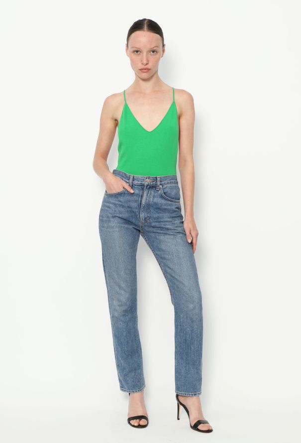 Bottega Veneta 2021 Cashmere Open-Back Bodysuit - 5