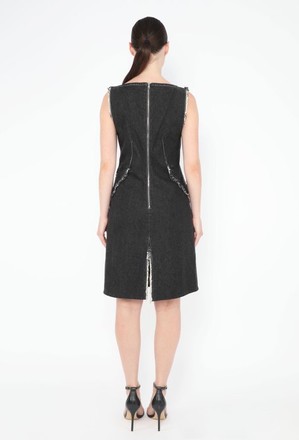 Alexander McQueen 1996 Frayed Denim Dress - 2
