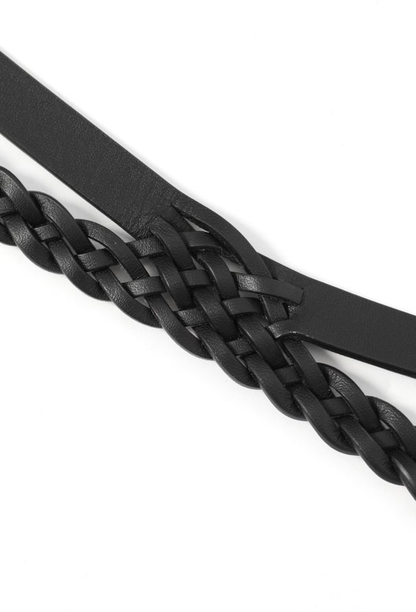 Dior 2020 Braided 'CD' Wrap Belt - 3