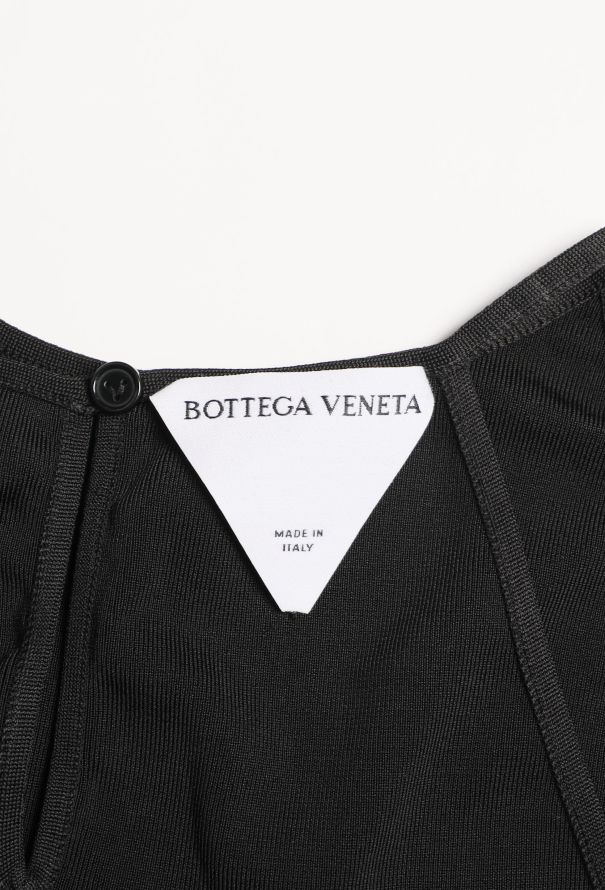 Bottega Veneta 2021 Cut-out Halter Dress - 5
