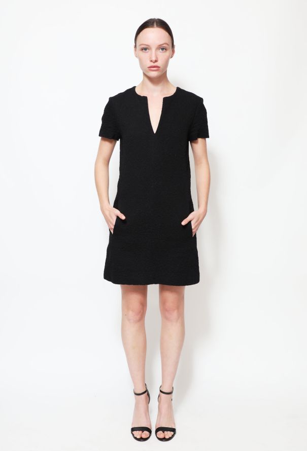 Balenciaga Textured Cotton Dress - 1