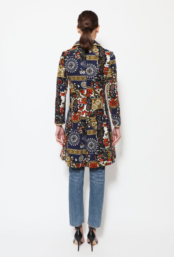 Malcolm Starr '60s Mosaic Lamé Coat - 5