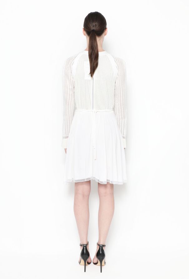 Louis Vuitton S/S 2015 Geometric Eyelet Dress - 4