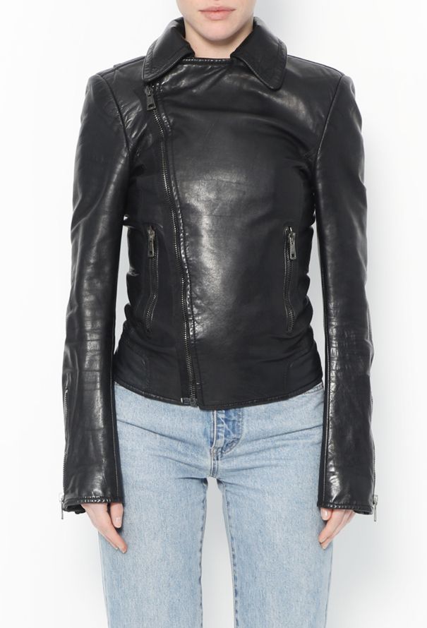 Balenciaga Classic Lambskin Leather Jacket - 4