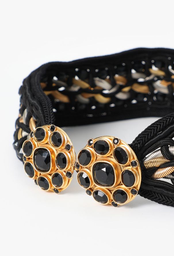 Passmenterie Belt attributed to YSL Couture, 1985 - 2