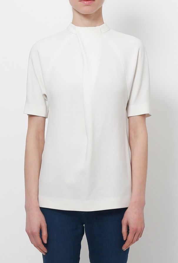 Balenciaga 2011 Draped Collar Top - 2