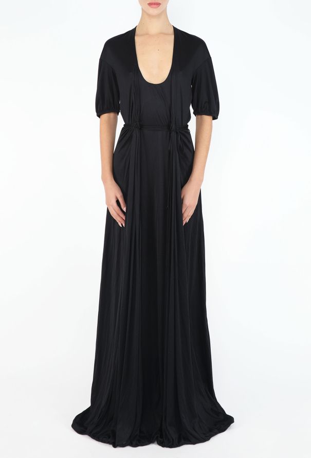 Saint Laurent COLLECTOR '70s Draped Jersey Gown - 3