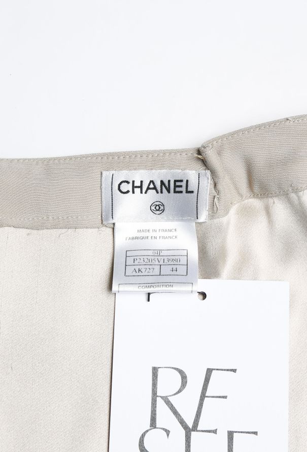 Chanel Classic Silk Skirt - 4