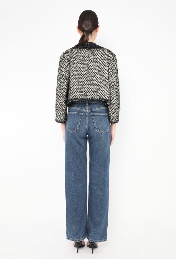 Jean Paul Gaultier Vintage Tweed Gradient Trim Jacket - 5