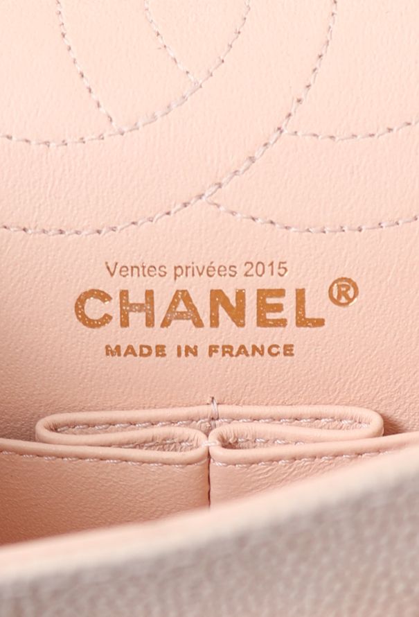 Chanel Pink Caviar 2.55 Medium Flap Bag - 12