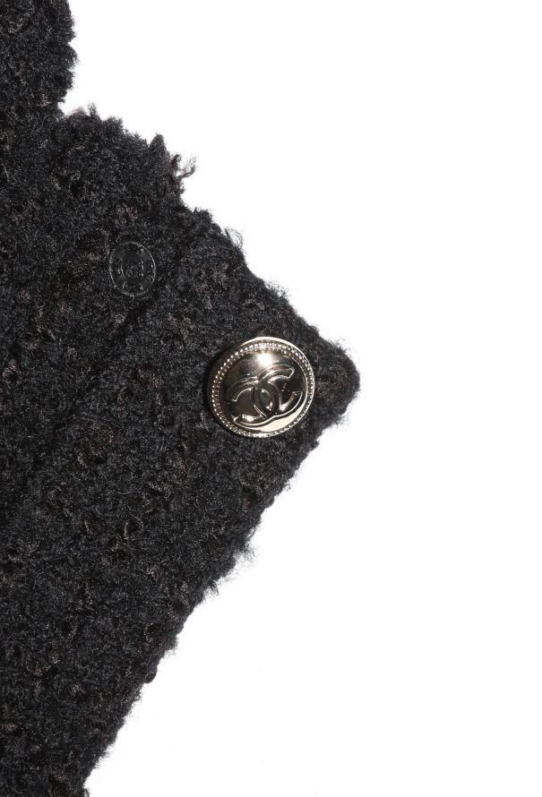 Chanel F/W 2020 Scalloped Tweed 'CC' Ensemble - 13