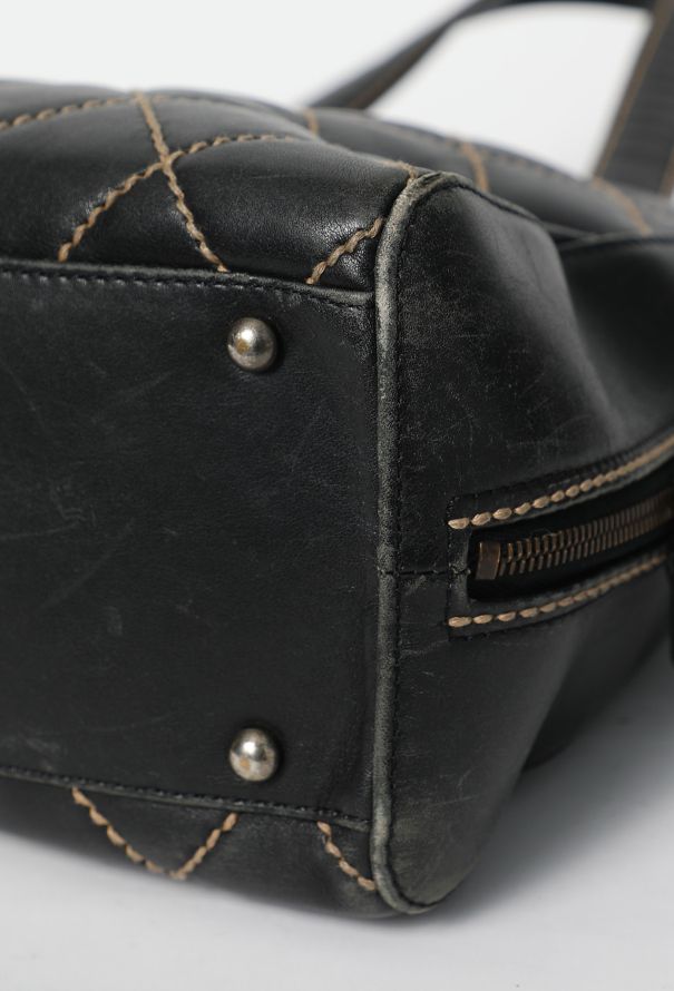 Chanel Vintage Wild Stitch Bowling  Bag - 10