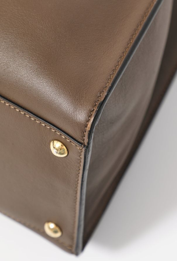 Fendi Taupe Medium Peekaboo X-Lite - 6