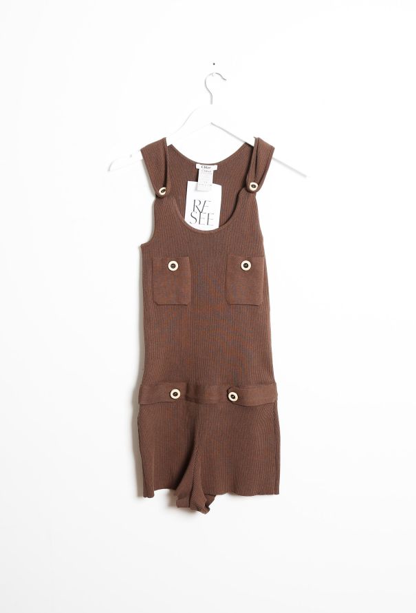 Chloé 2007 Ribbed Knit Romper - 8