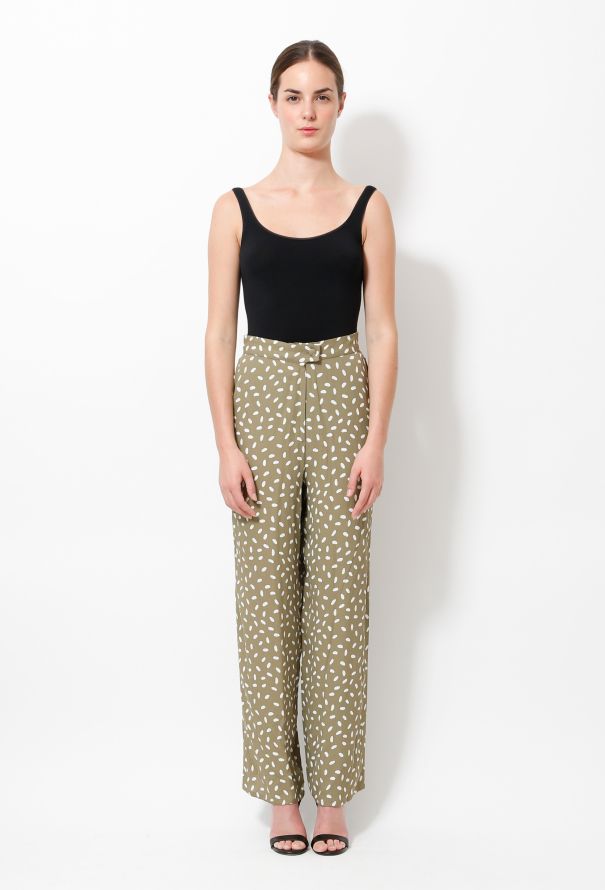 Sonia Rykiel Vintage Polka Dot Wide Leg Pants - 2