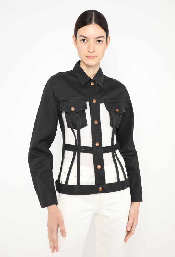 Jean Paul Gaultier Vintage Corset Cage Jacket - 3