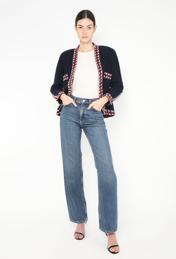 Chanel Haute Couture F/W 1986 Bouclé Trim Ensemble - 5