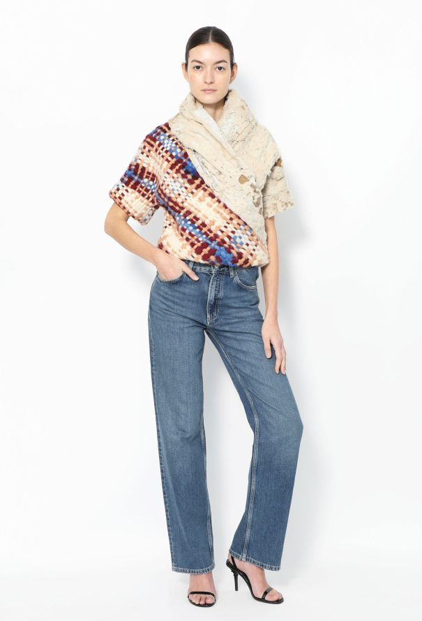 Rodarte F/W 2010 Rabbit Fur Wrap Jacket - 3