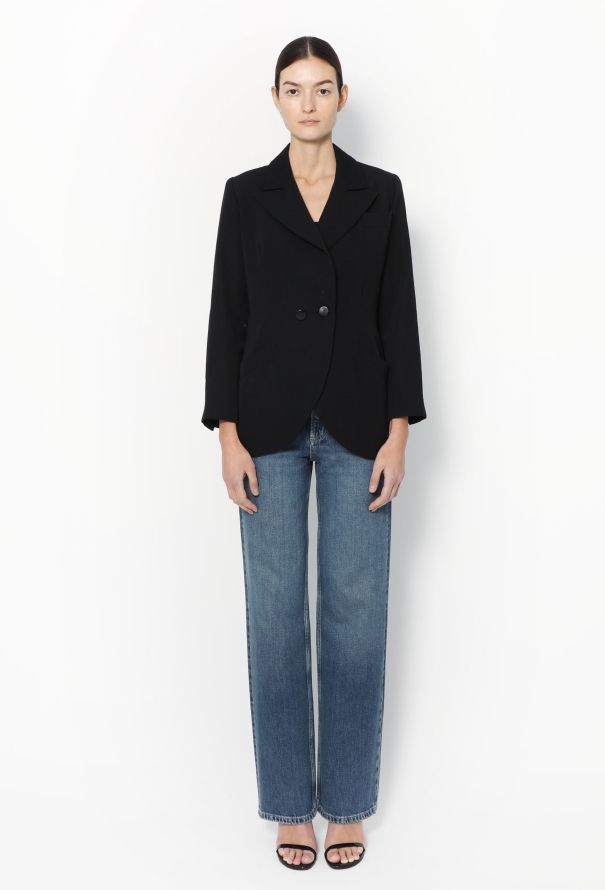 Saint Laurent Vintage Double-Breasted Blazer - 3