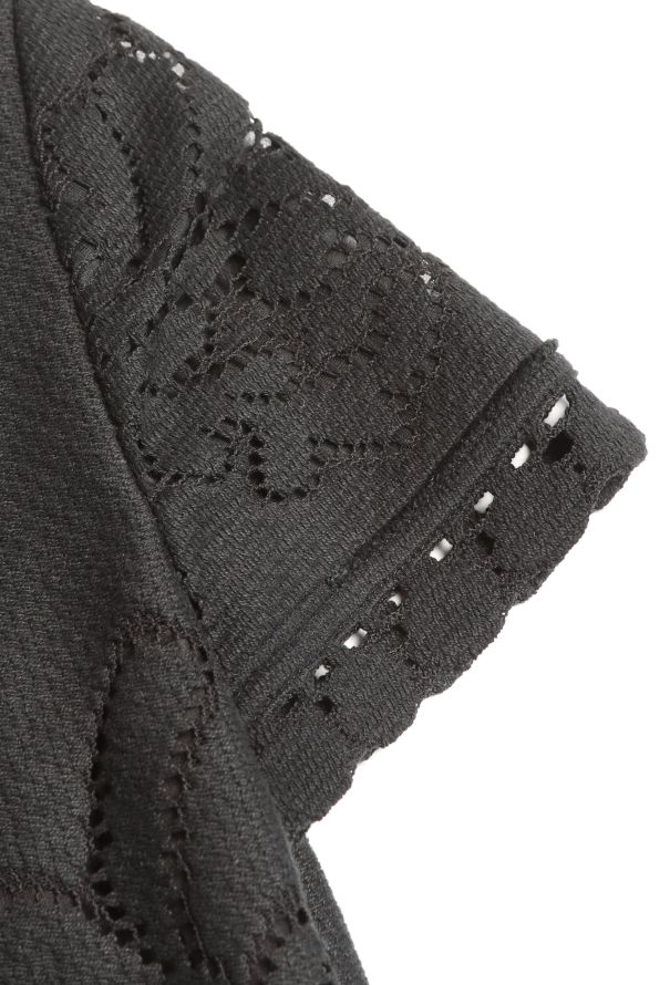 Valentino S/S 2012 Crochet Lace Dress Black - 9