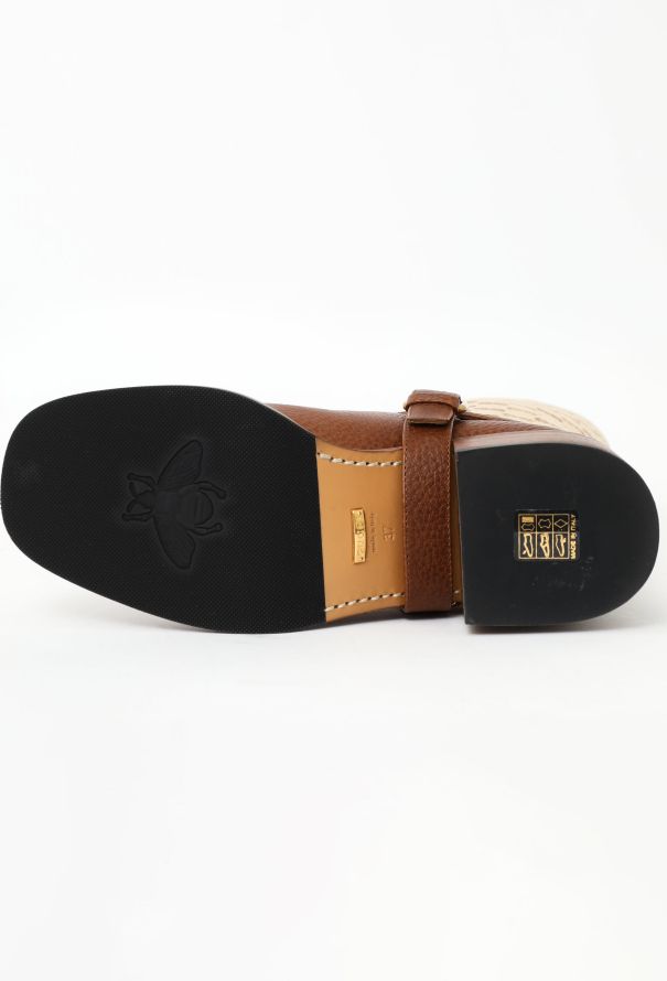 Gucci Monogram Leather Lola Boots - 7