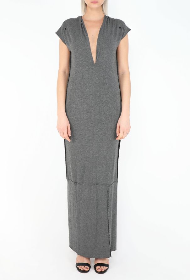 Maison Margiela S/S 1999 Plunging Panelled Jersey Dress - 3