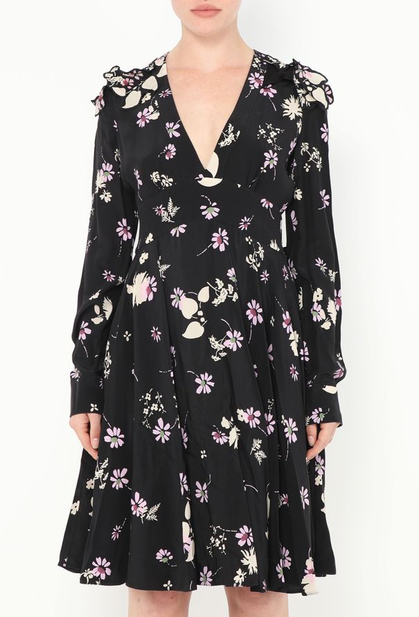 Valentino Pre-Fall 2017 Printed Silk Dress - 3