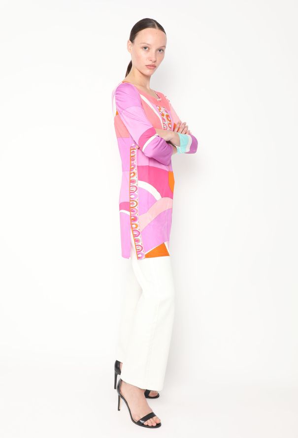 Emilio Pucci Fluid Graphic Tunic - 3