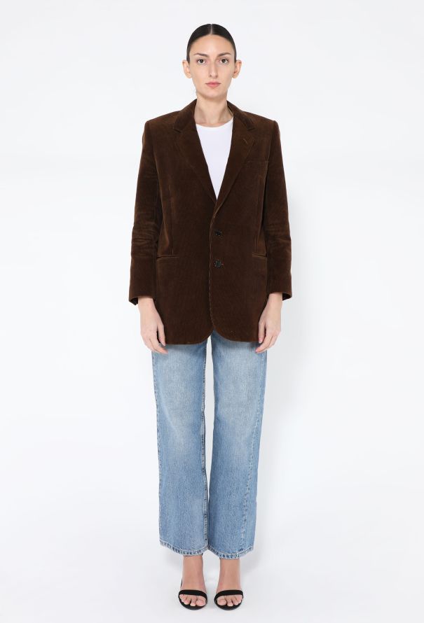 Céline F/W 2019 Tailored Corduroy Blazer - 5