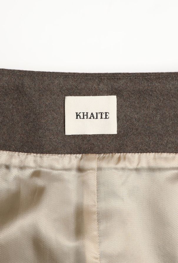 Khaite Pre-Fall 2022 Freya Felted Skirt - 6