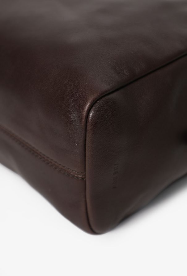 The Row Brown Astra Bowling Bag - 7
