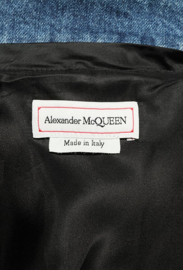 Alexander McQueen 2023 Denim Tweed Jacket - 7
