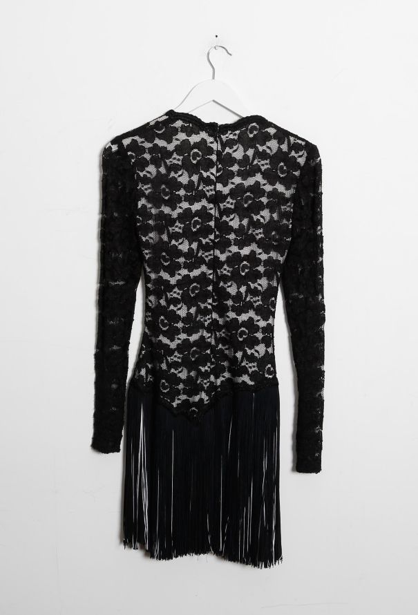 Embroidered Lace Evening Dress - 9