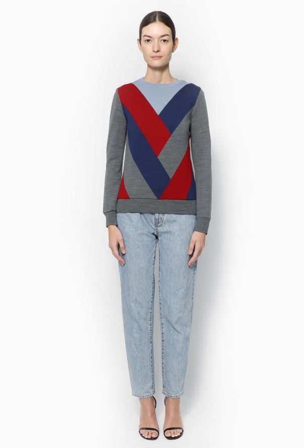 Céline F/W 2011 Cashmere Colorblock Sweater - 3