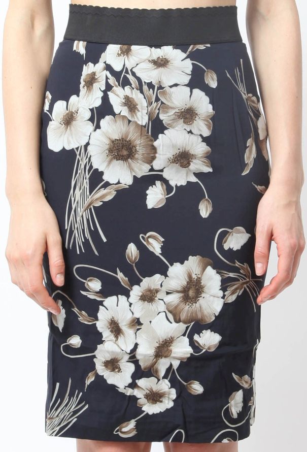 Dolce & Gabbana Floral Pencil Skirt - 5