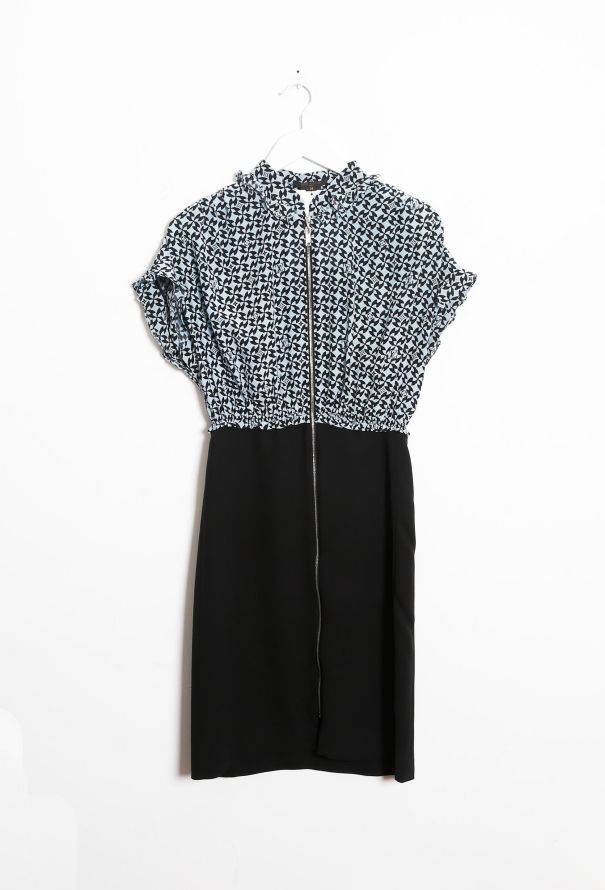 Louis Vuitton Monogram Graphic Bicolor Dress - 5
