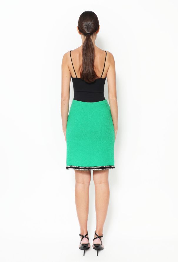 Adolfo '60s Wool Bouclé Skirt - 3