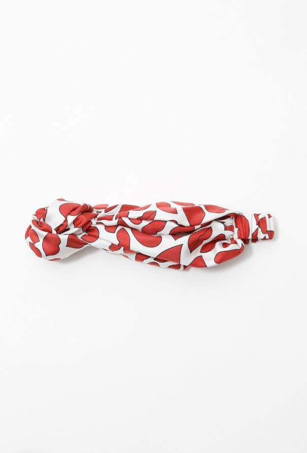 ReSee Atelier Handmade Iconic Tom Ford Lip Print Scarf Turban - 4