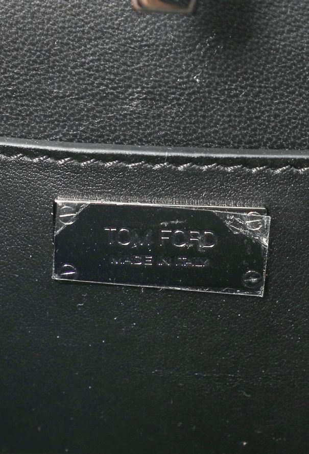Tom Ford T Lock Mini Python Bag - 11