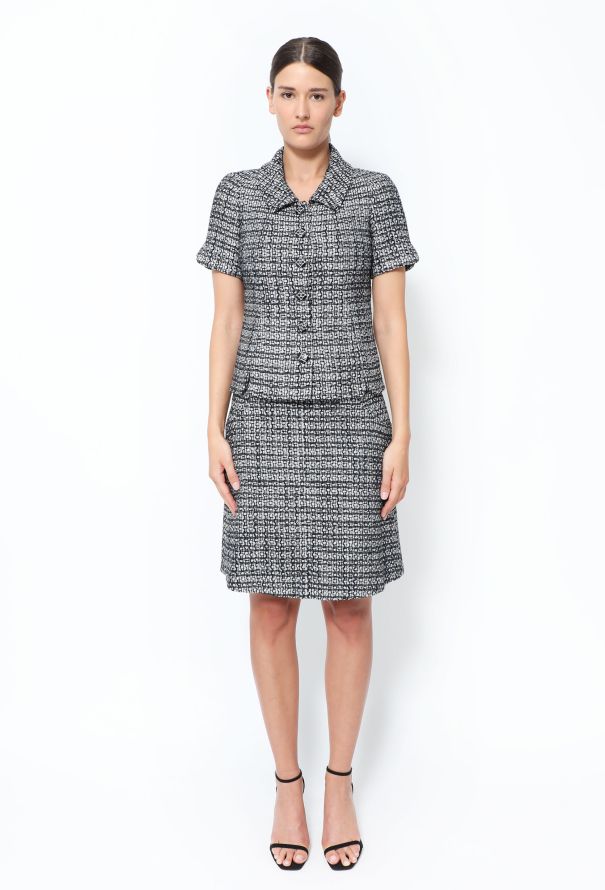 Chanel 2019 Lamé Tweed 'CC' Ensemble - 2