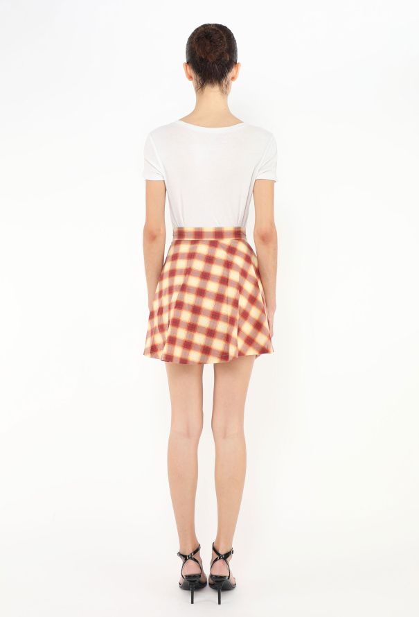 Alaïa Early '90s Tartan Wrap Skirt - 5