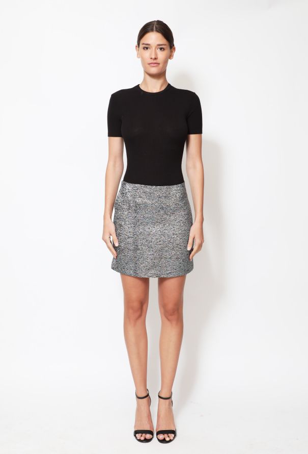 Rodarte Holographic Threaded Skirt - 2
